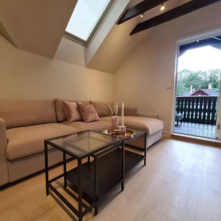 Apartment Charming Penthouse Near Center, 2-br, King Bed,